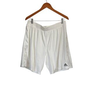 Adidas Mens White Performance Athletic Shorts Size XL